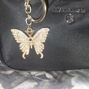 Super Cute Gold Butterfly Bag Charm